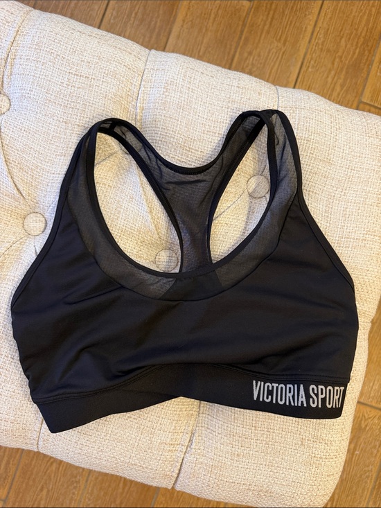 Victoria Sport Other - Victoria Sport Black Mesh-Back Medium Support Sports Bra Small